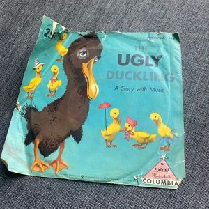 Vintage Playtime Vinyl Record The Ugly Duckling. Not tested.